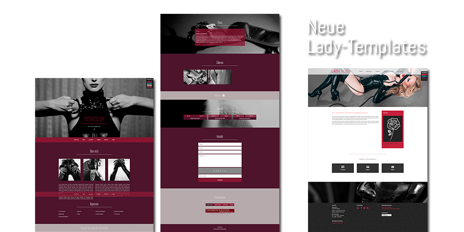Webdesign - Neue Templates 2017